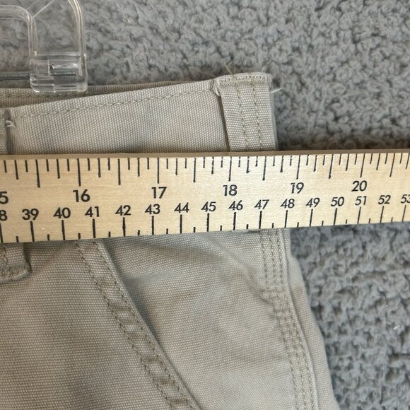Carhartt Carpenter Jorts 38 Beige Tan Baggy Work Shorts - Picture 5 of 7